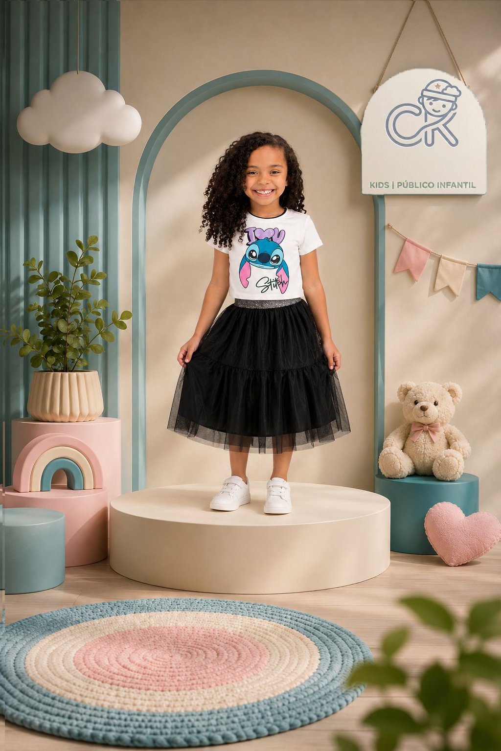 Conjunto Blusa e Saia Tule — loja demo